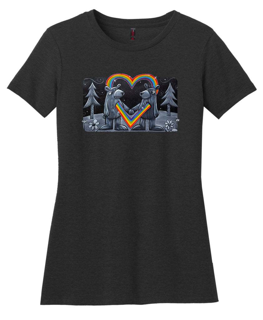 Bears in Love Feminine Cut T-Shirt