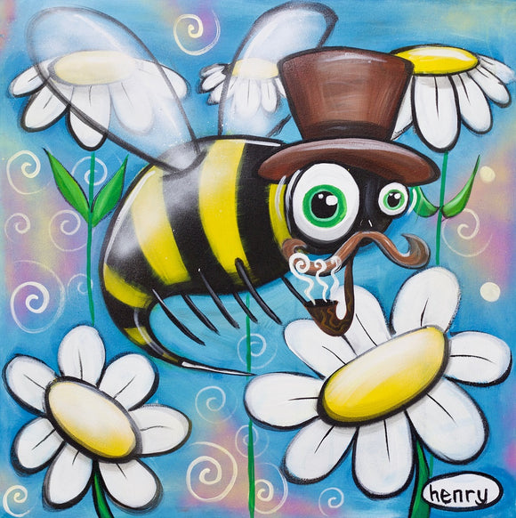 Gentleman Bee Canvas Print