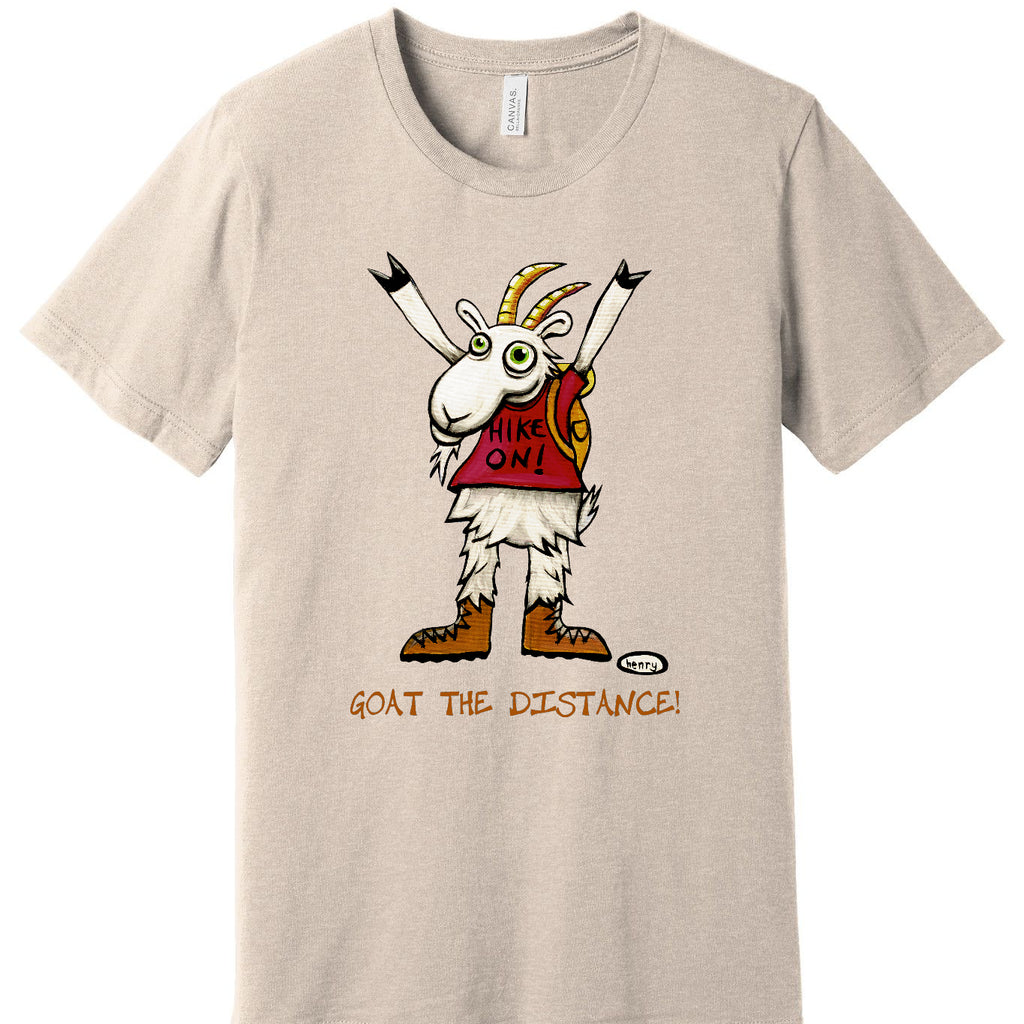 Goat the Distance Adult Unisex T-Shirt