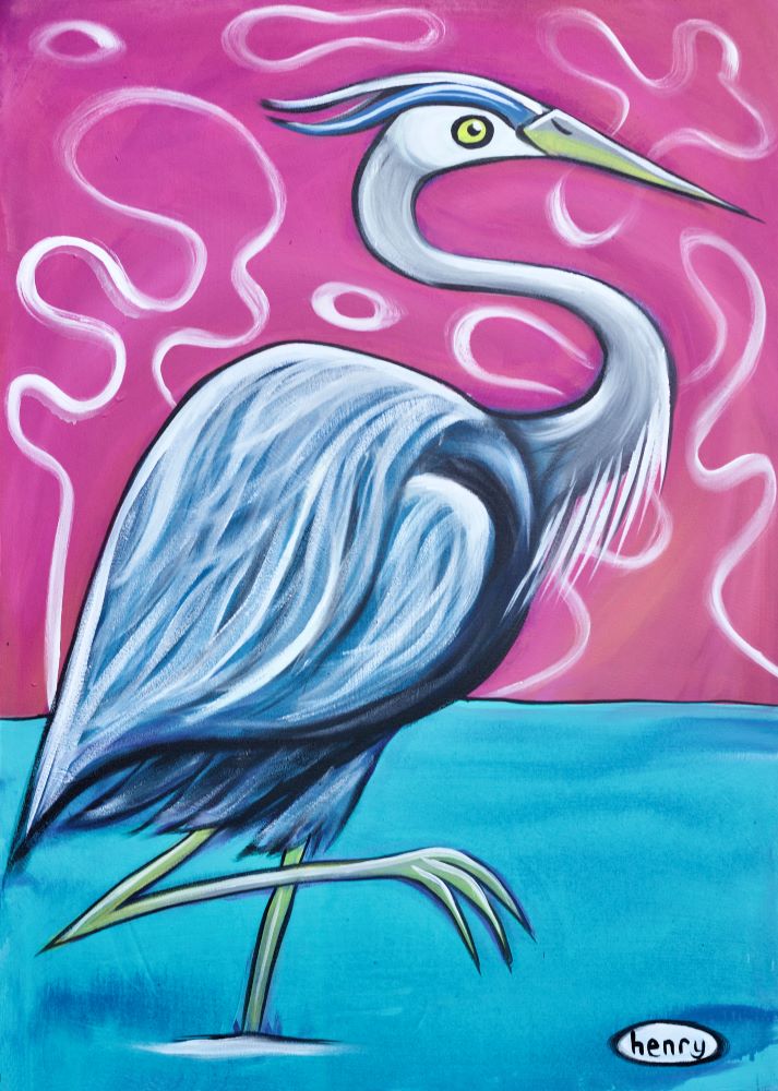 Heron Canvas Print