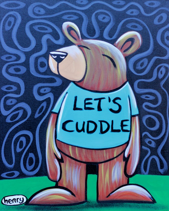 Let's Cuddle Canvas Print