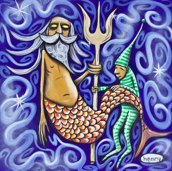 Merman Canvas Print