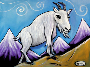 Mountain Goat Sticker