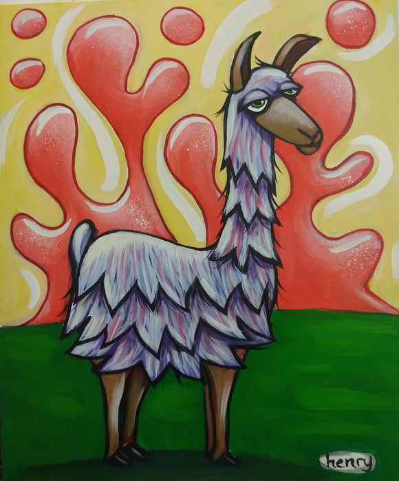 No Drama Llama Canvas Print