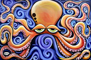 Octopus Canvas Print