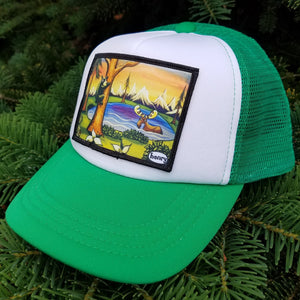 The Great Outdoors Kelly/White Little Henry Trucker Hat