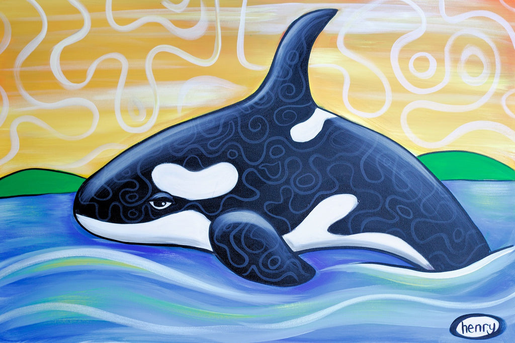 Orca Paper Print