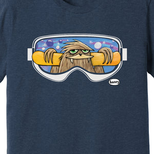 Sasquatch with Snowboard Youth T-Shirt