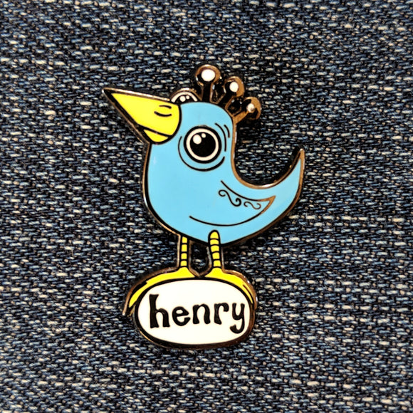 Blue Bird Enamel Pin