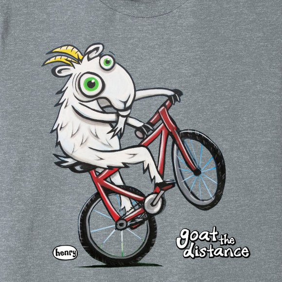 Goat the Distance Biker Unisex T-Shirt