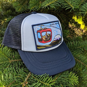 Gondola Fun - Crystal Mountain Navy/White Little Henry Trucker Hat