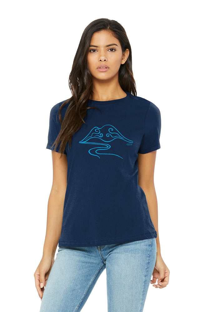 Mountain and River Feminine Cut T-Shirt