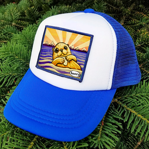 Otter With Clam Royal/White Little Henry Trucker Hat