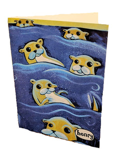 Otters Note Card