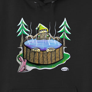 Sasquatch in a Hot Tub Unisex Hoodie