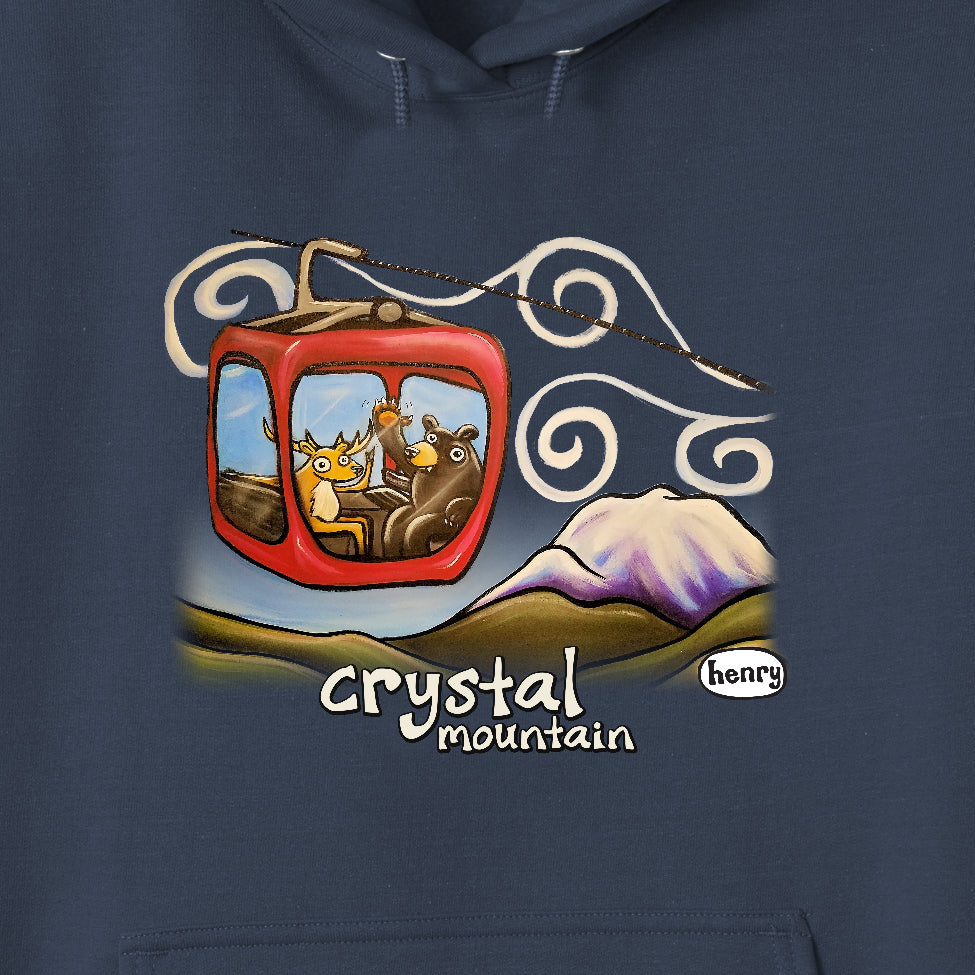 Gondola Fun - Crystal Mountain Hoodie