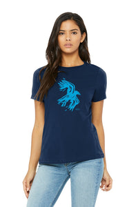 Raven in Flight Feminine Cut T-Shirt