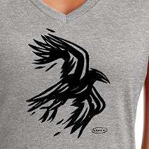 Raven in Flight Feminine Cut T-Shirt