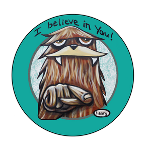 Sasquatch I Believe in You Magnet