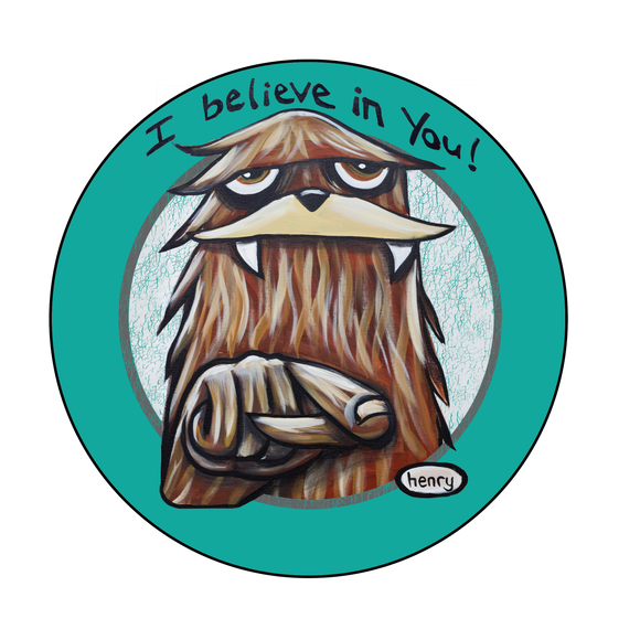 Sasquatch I Believe in You Magnet