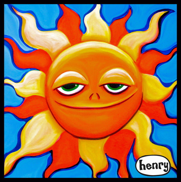 Smiling Sun Sticker