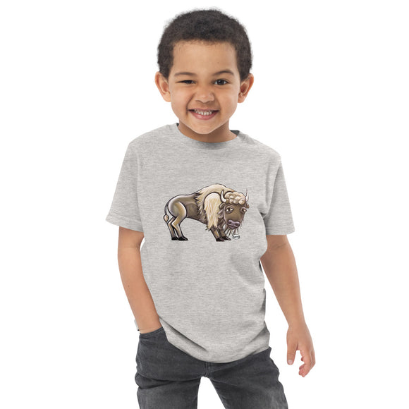 Buffalo Heathered Light Gray Toddler T-Shirt