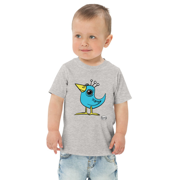 Bluebird Heathered Light Gray Toddler T-Shirt