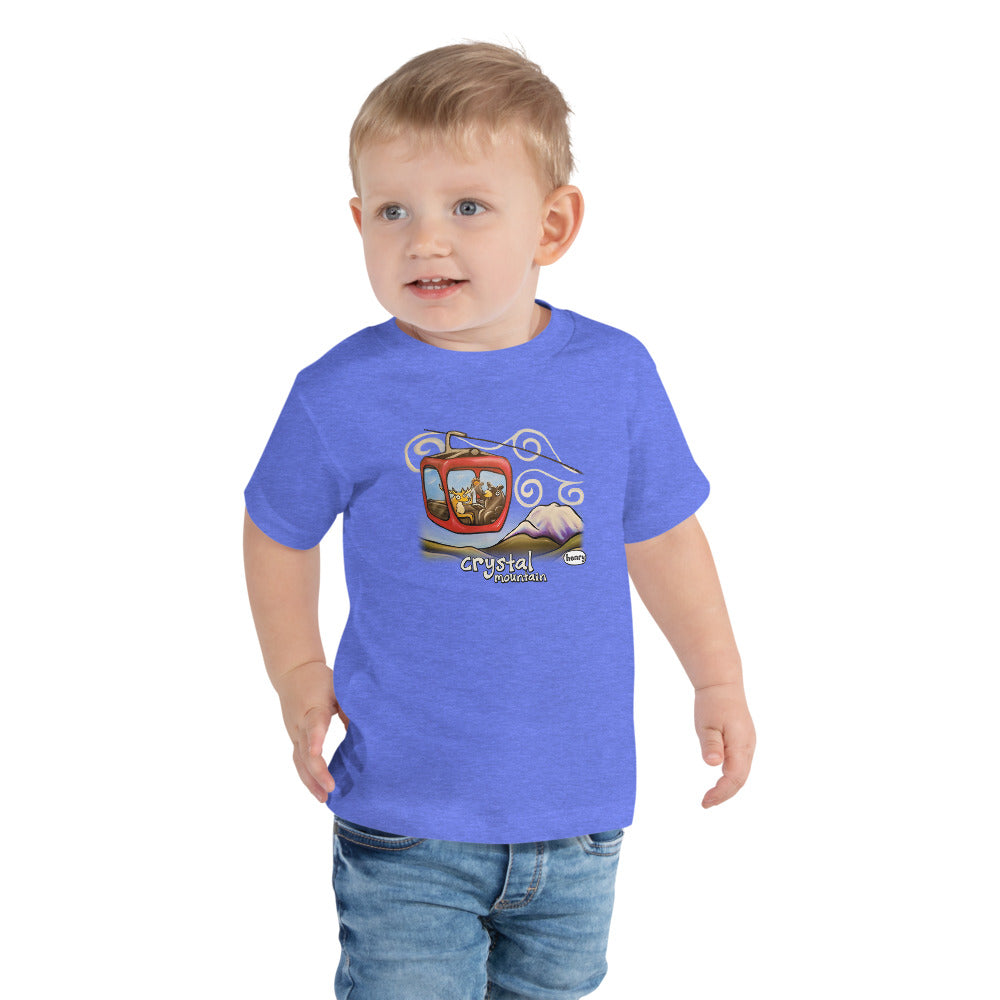 Gondola Fun- Crystal Mountain Royal Toddler T-Shirt