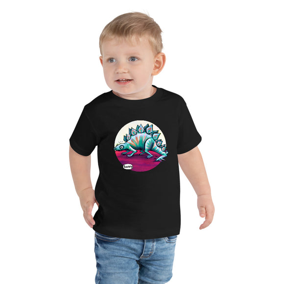 Henrystegosaurus Black Toddler T-Shirt